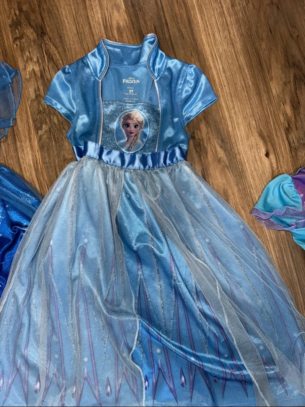 Disney Elsa Dress Set - Blue, Light Blue & Purple - Picture 3 of 10